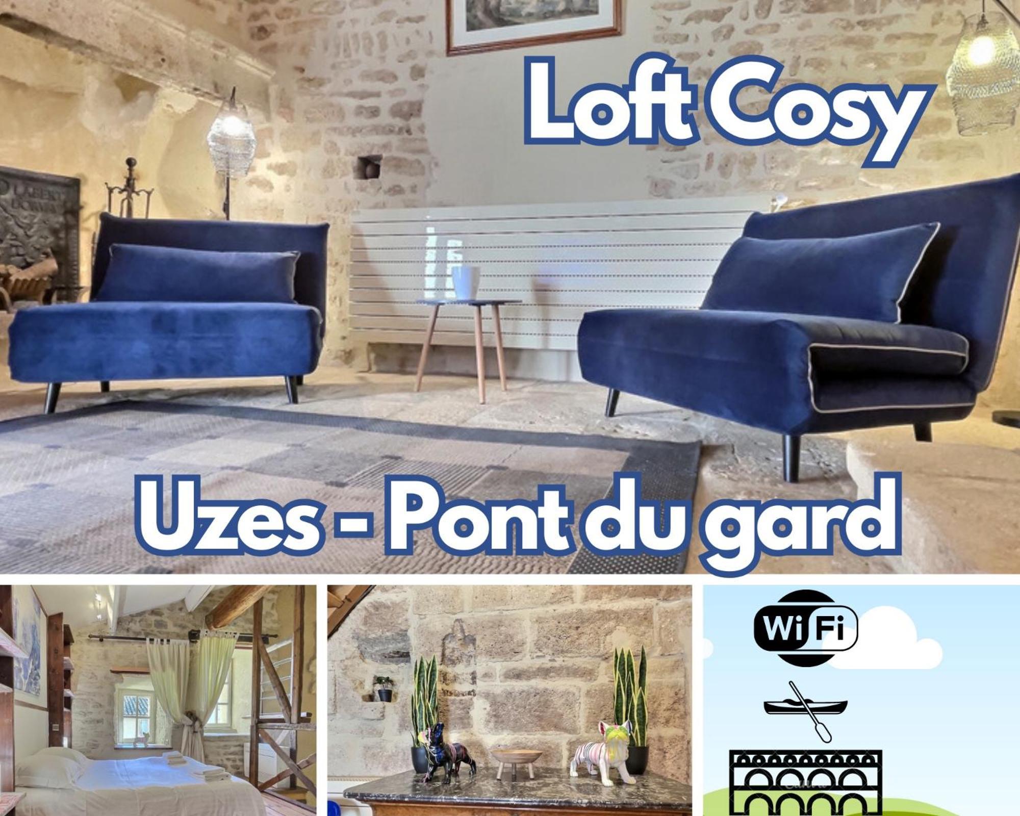 Chez Lydia - Loft Cosy, Depart Canoe A Pied, Proche Pont-Du-Gard Et Uzes Remoulins Extérieur photo